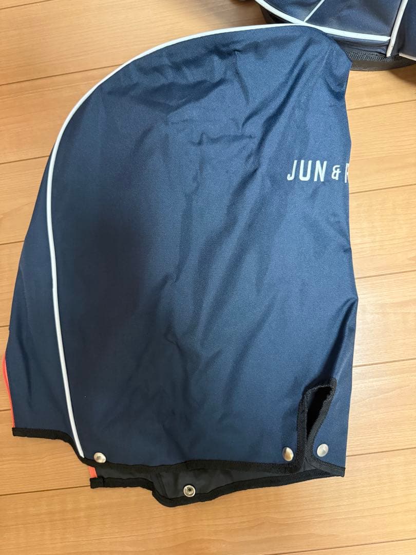 JUN & ROPE ゴルフキャディバッグ ネイビー　ジュンアンドロペ