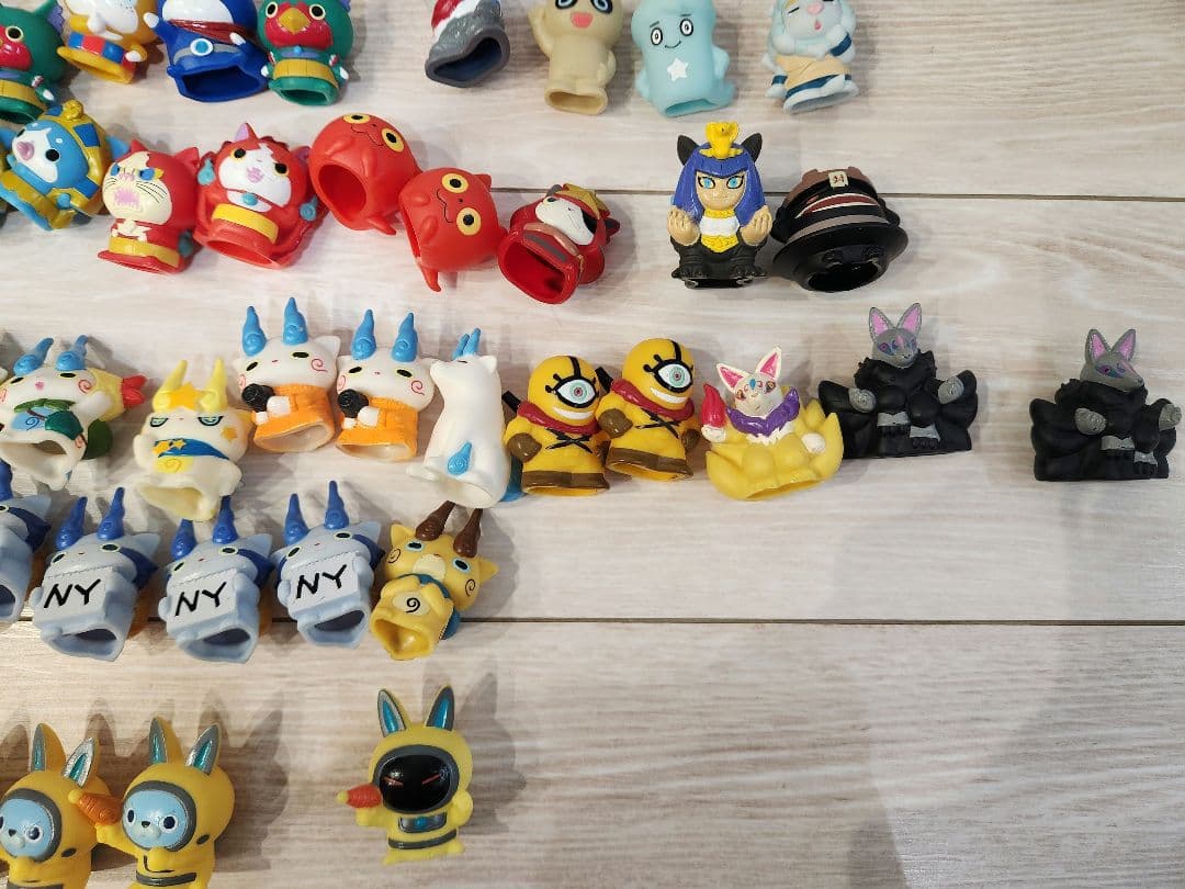 妖怪ウォッチ　指人形　ソフビ　まとめ売り　83体　エンマ　ぬらりひょん　カイラ