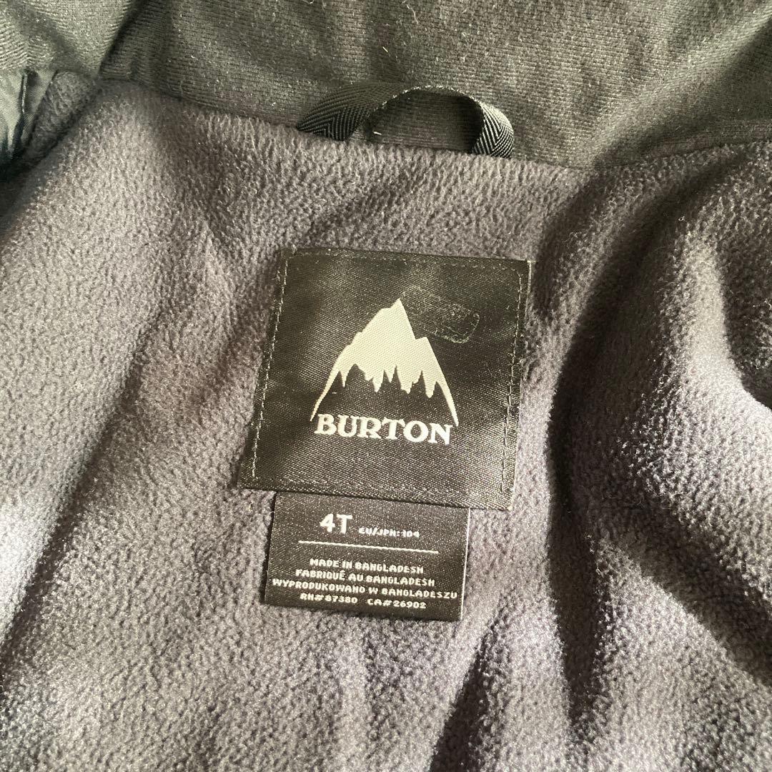 BURTON 子ども用スノーボードウェア 4T 動物柄