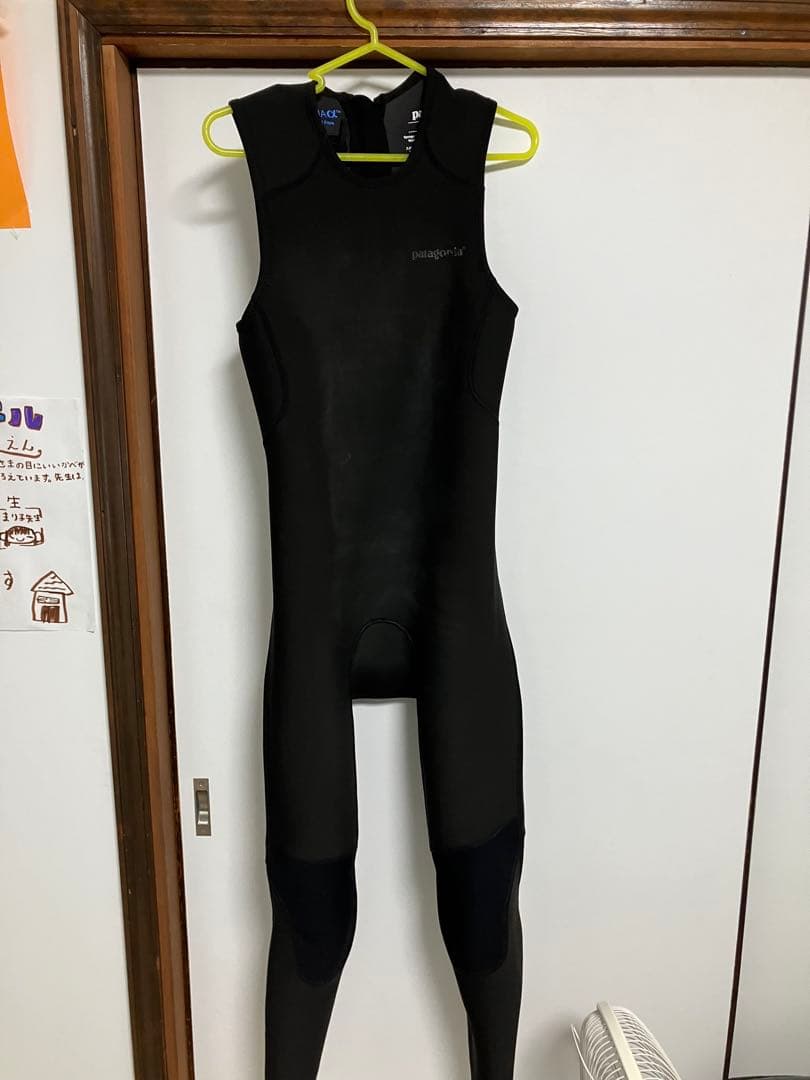 パタゴニアサイズS 黒 ノースリーブ ロングジョン ウェットスーツ
