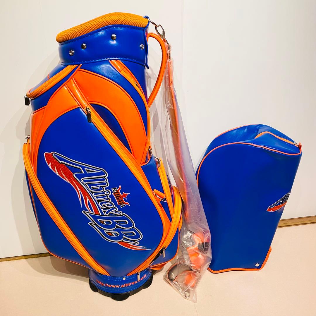 【極希少＊新品】新潟アルビレックスBB　キャディバッグ　ゴルフバッグ　5分割
