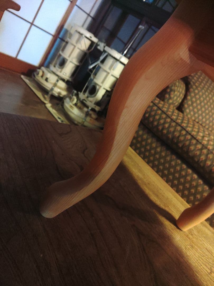 希少　猫足　机　オーダーメイド　テーブル　デスク　天然木　文机