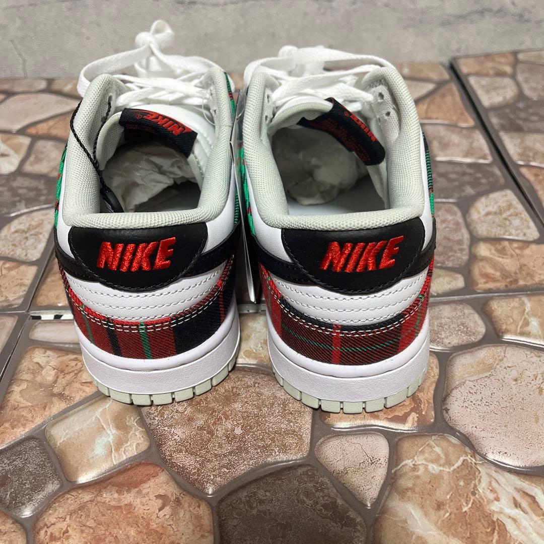 Nike Dunk Low チェック柄スニーカー