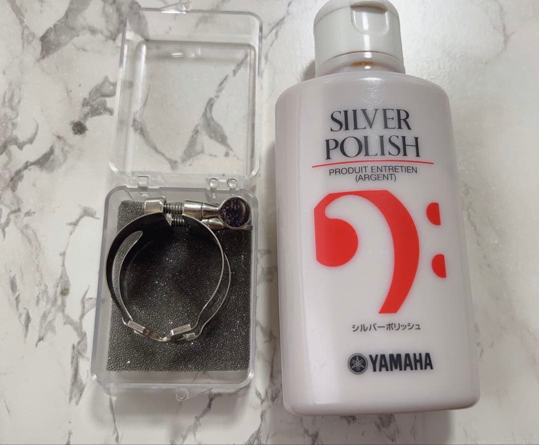 ハリソンリガチャー テナーサックス用　銀メッキ