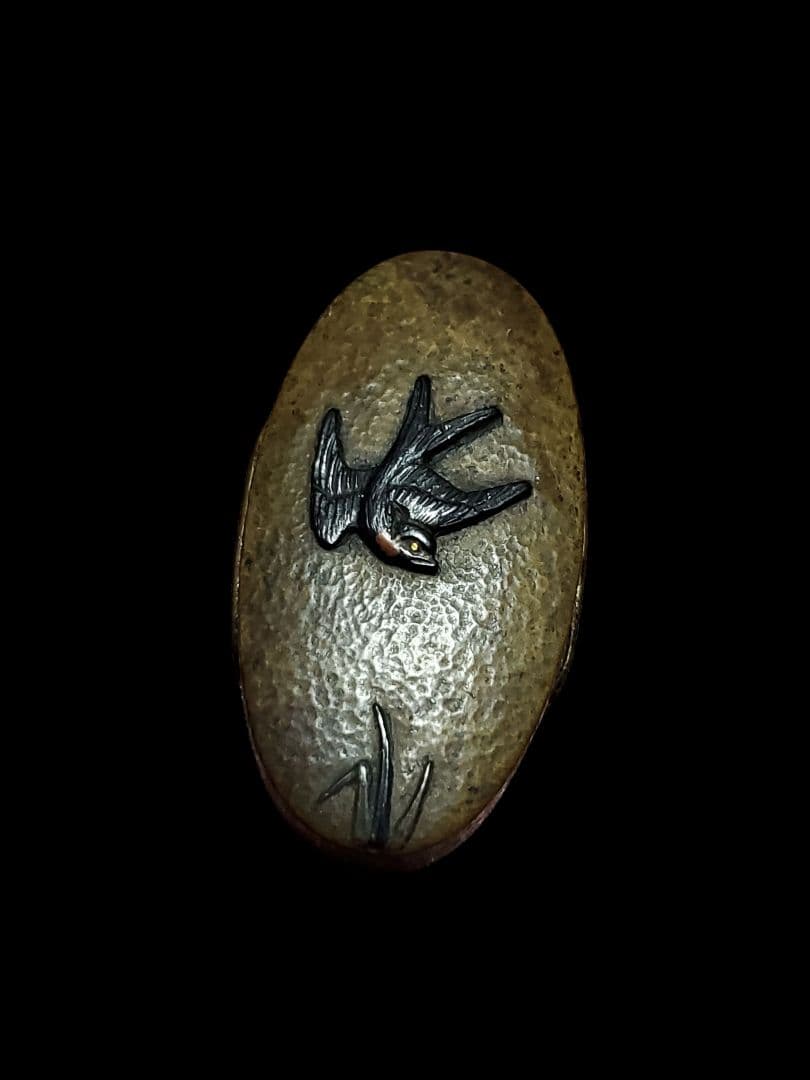 優品‼️　縁と頭　飛燕の図です　しとどめ付き