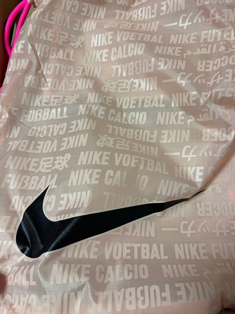 Nike サッカーシューズ FG ピンク/ベージュ