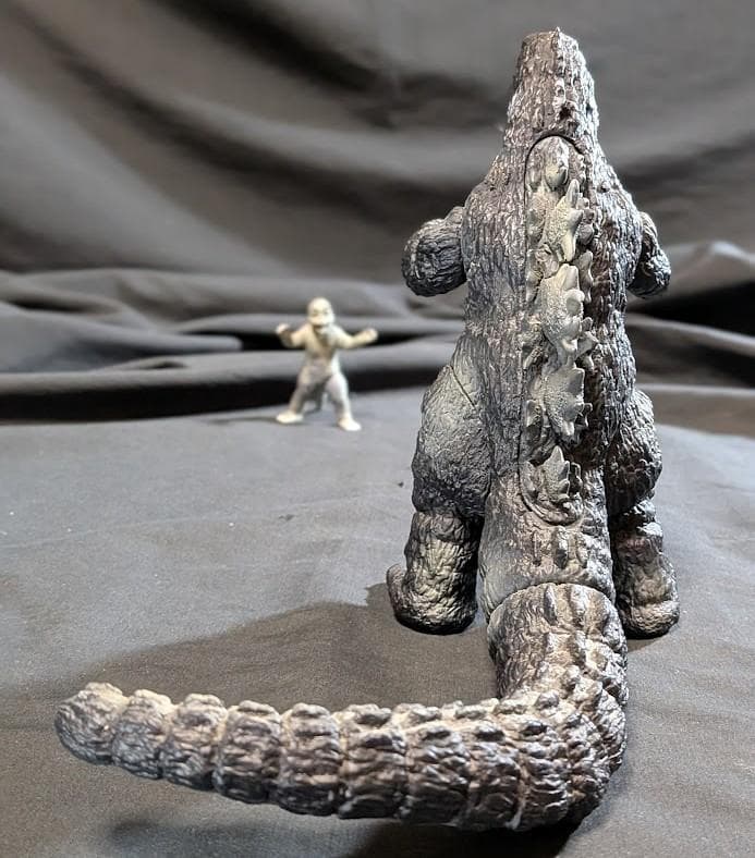 ゴジラ「ゴジラの息子」（Ｙ・ＭＳF）ソフビフィギュア＋ミニラ