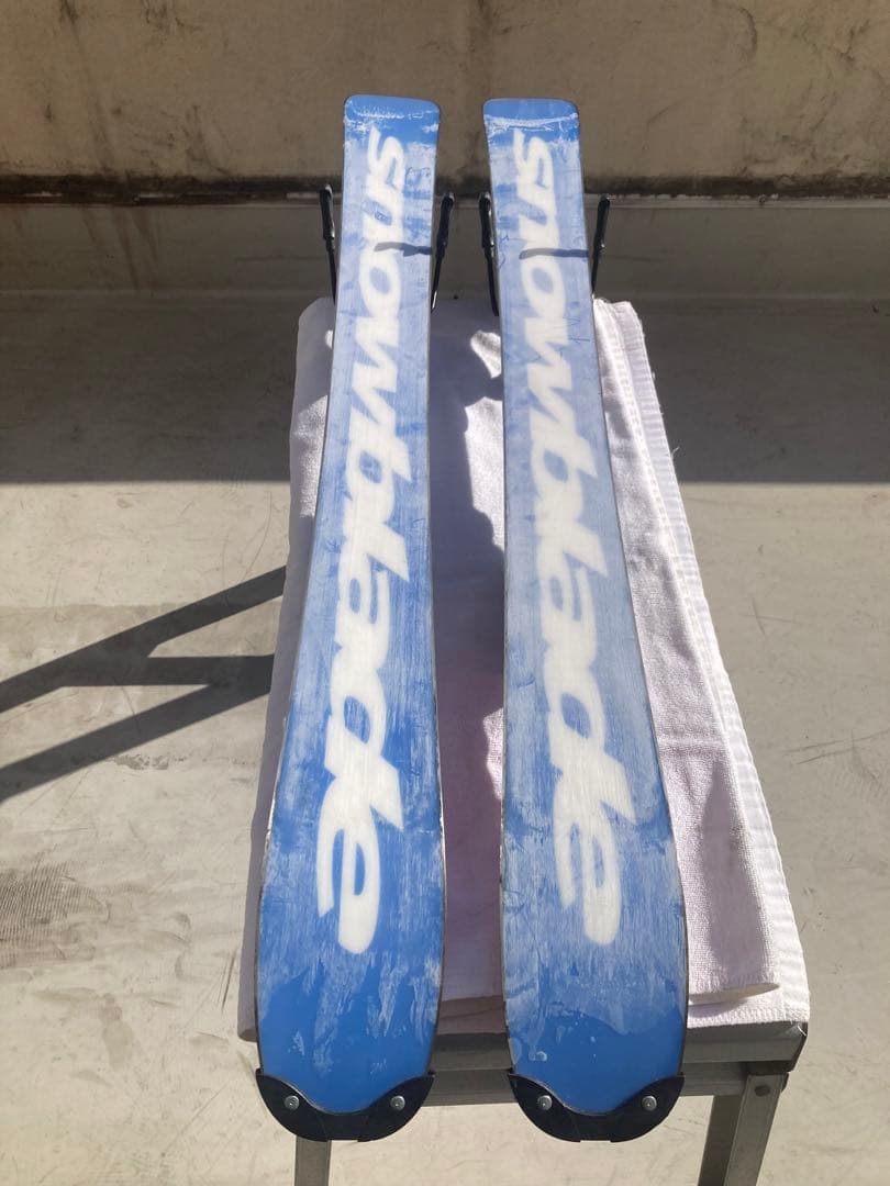 ショートスキー(ファン)と解放ビィンディングセットSALOMON MINIMAX