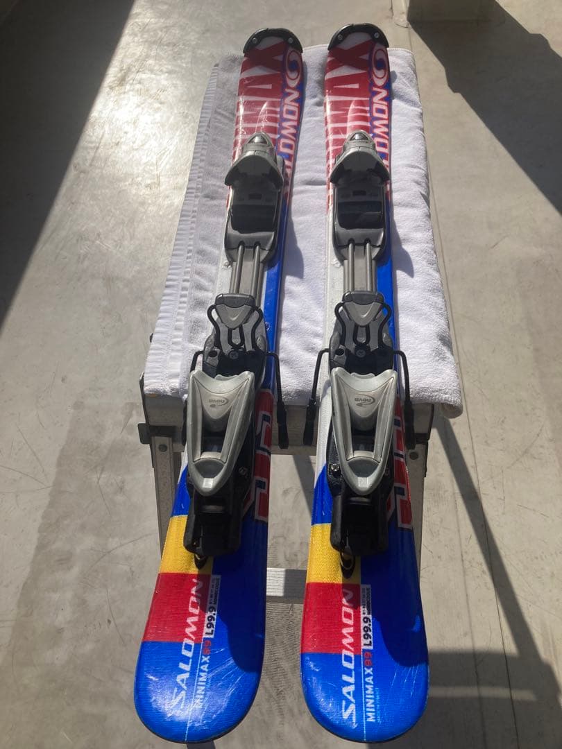 ショートスキー(ファン)と解放ビィンディングセットSALOMON MINIMAX