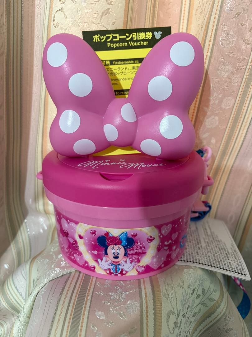 ミニパル　バケット　パルパル　ミニー　ポップコーンバケット　ディズニー