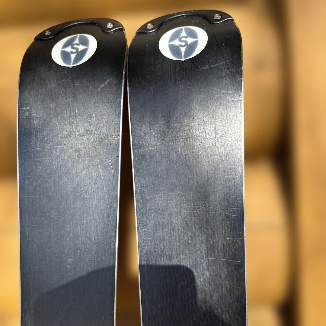 ナカツ　オガサカKS SA 155 スキー板 赤