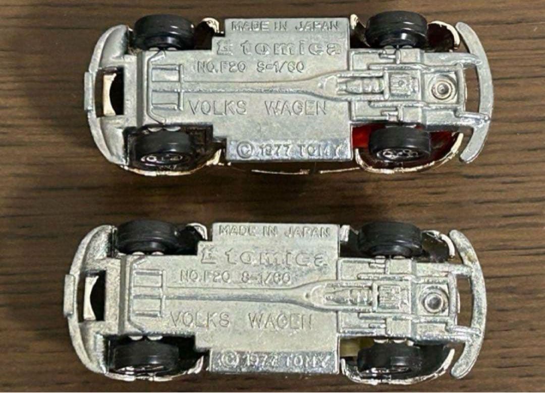 日本製 トミカ フォルクスワーゲン ビートル 2台セット