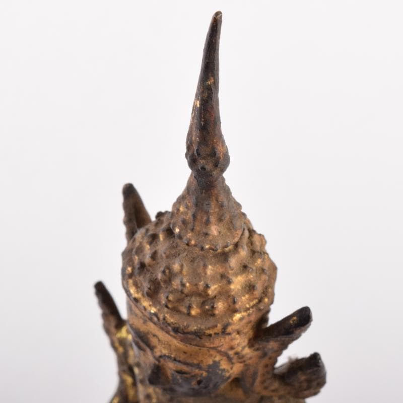 仏教美術　古銅鍍金　チベット仏　仏像　置物　V　R7705