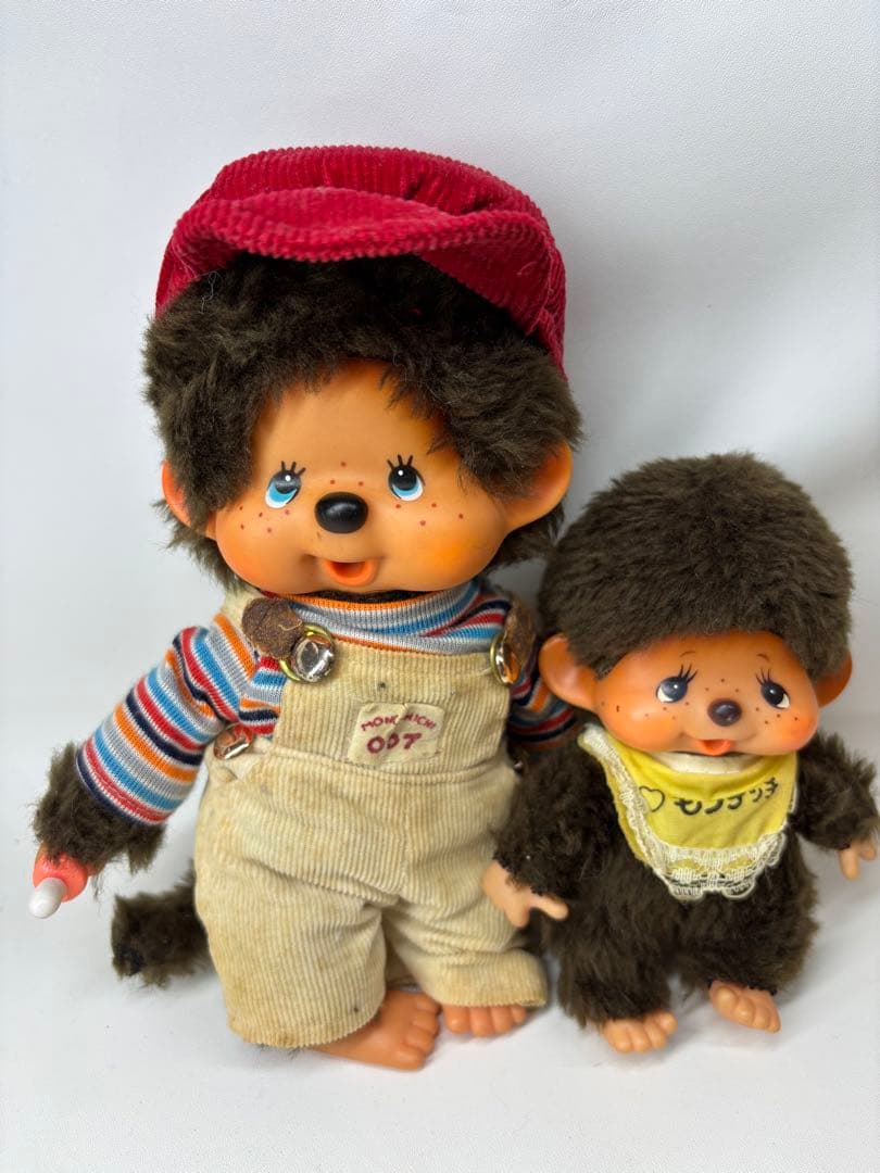 モンチッチ　レトロ　希少　２体セット　高さ約20㎝と高さ約12㎝