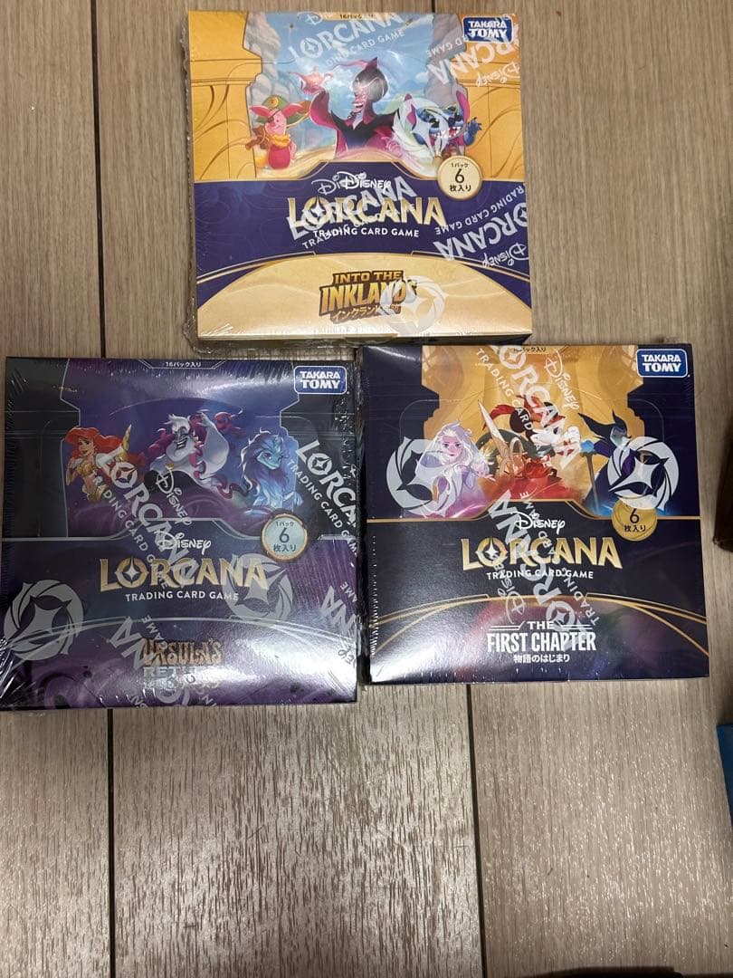 Disney LORCANA ロルカナ　シュリンク付　未開封　3BOX