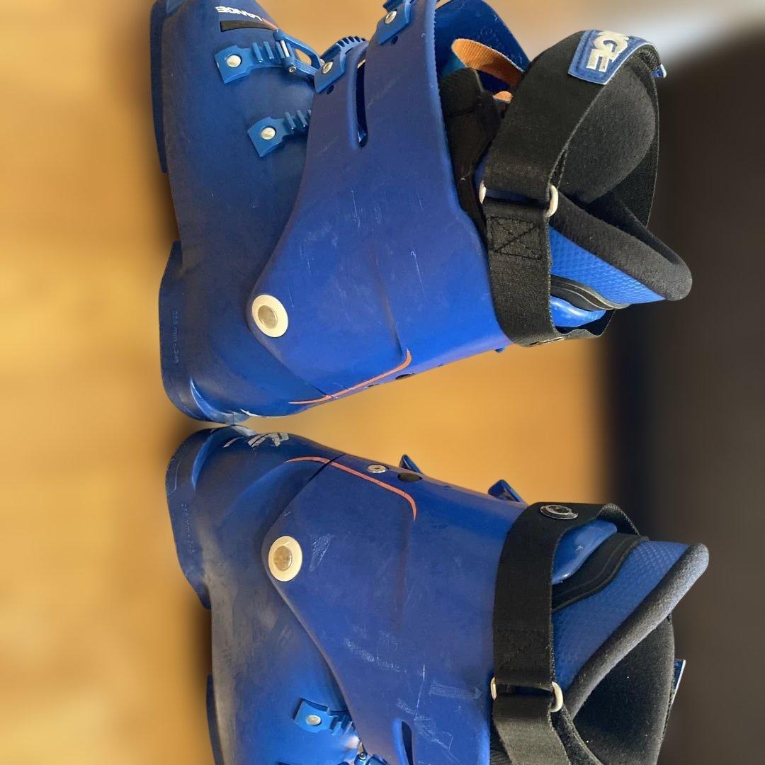 LANGE スキーブーツ 青　24-24.5センチ