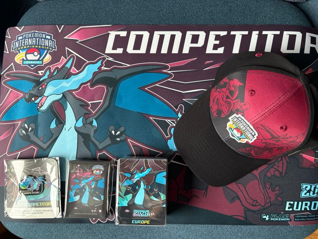 ポケモンカード EUIC2026 メガリザードンX プレイマット キットセット