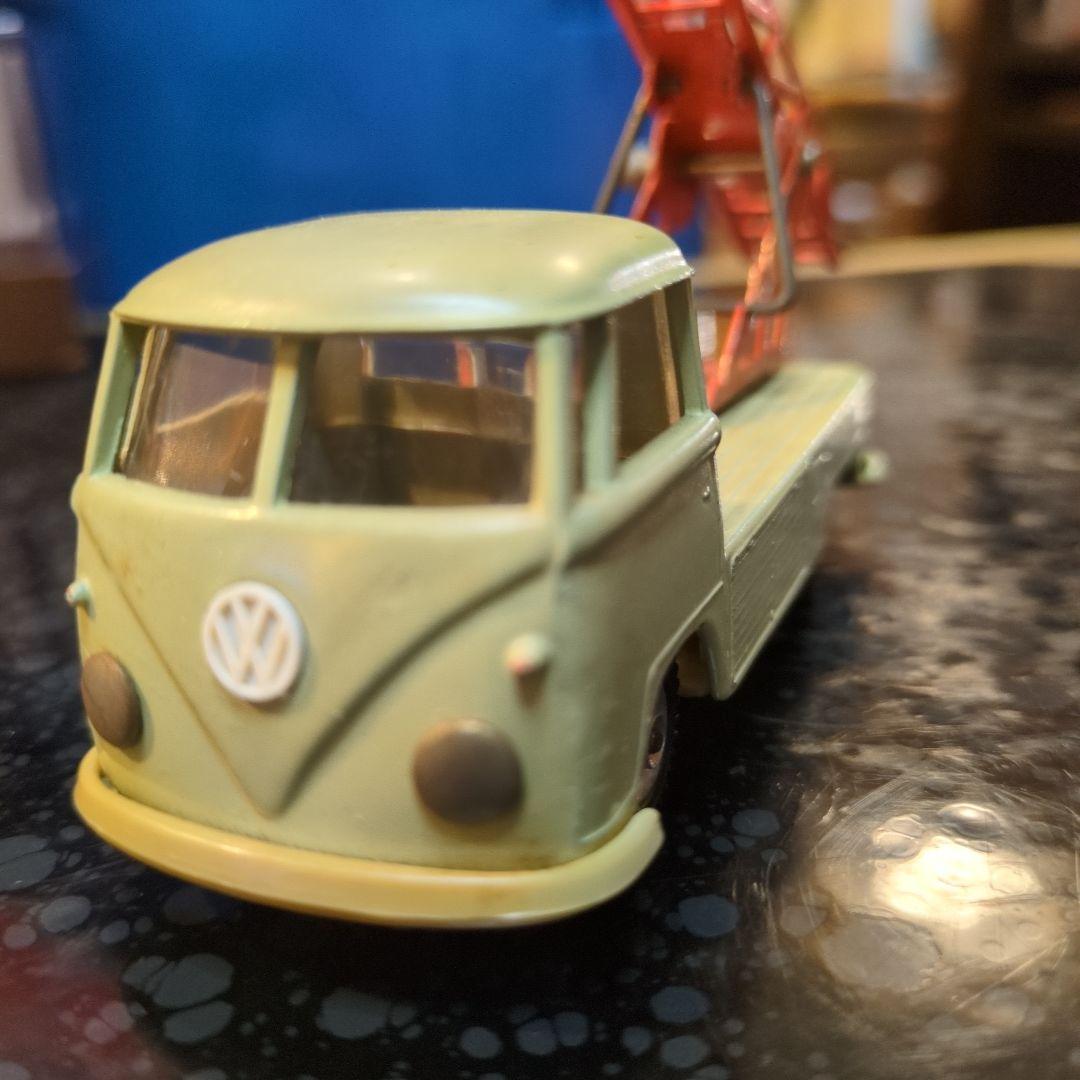 GAMAMINI MOD西ドイツ製 箱無 ワーゲンバス クレーン車、絶版品激レア