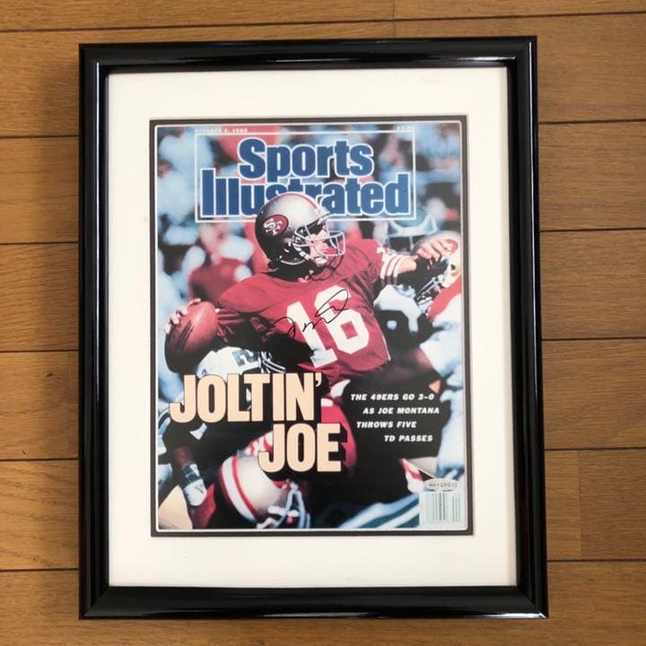 ジョーモンタナ　直筆サイン　アッパーデック社