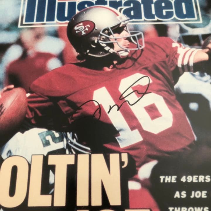 ジョーモンタナ　直筆サイン　アッパーデック社