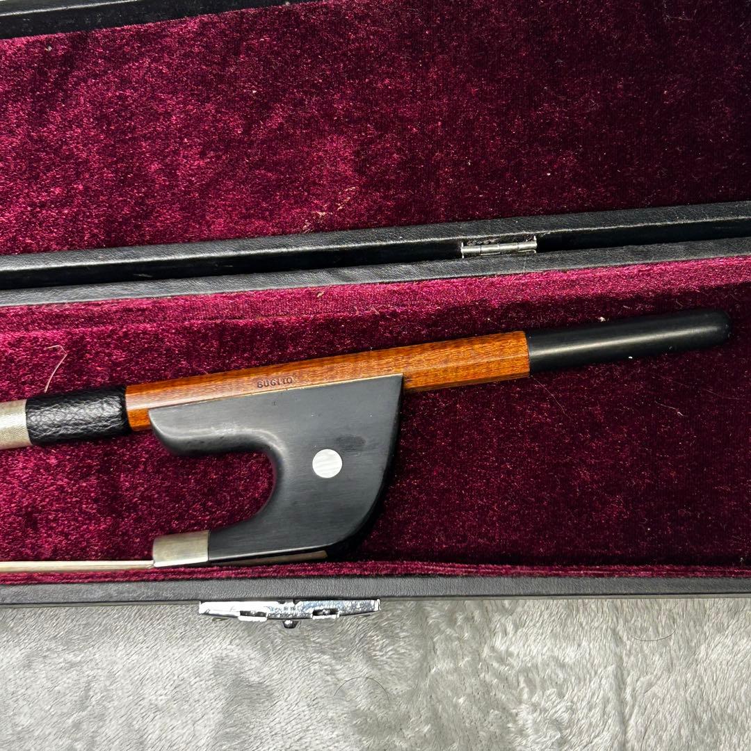 【美品】杉藤 SUGITO バイオリン弓 4/4 希少な弓ケース付き　虎杢