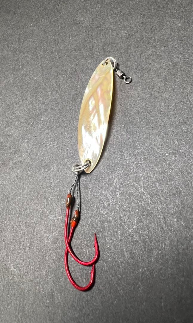 シェルスプーン夜光貝　アワビ5点セット　レイクトローリング