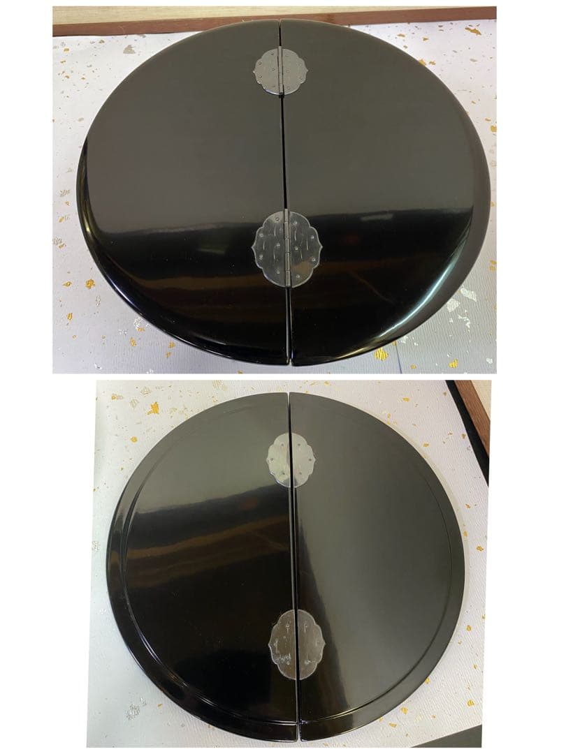 【茶道具】南口閑粋造　乾山青楓水指（共箱）　○