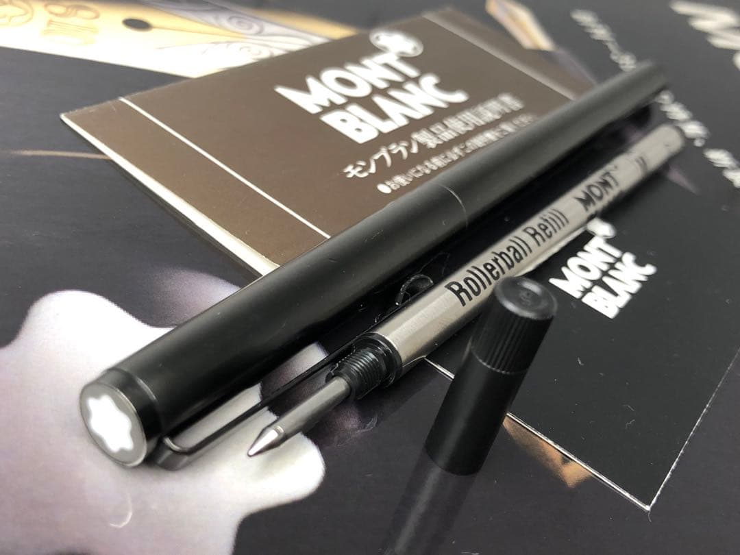 ⭐️モンブラン⭐️黒薔薇鉱プレート⭐️極稀少な価値の高いNo1324⭐️ローラーボール⭐️