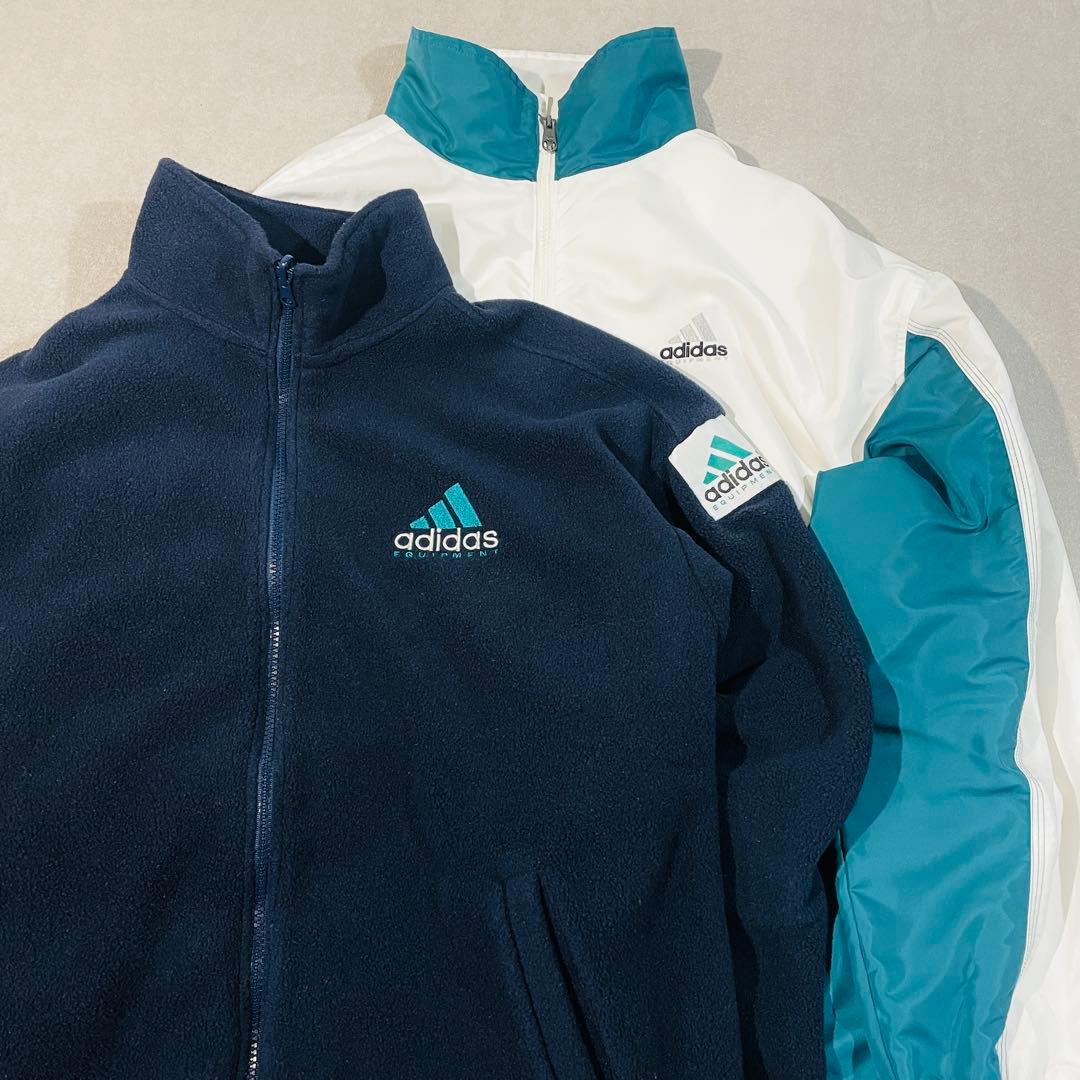 【超希少!美品】90s adidas 3WAYナイロンJKT着脱フリースライナー