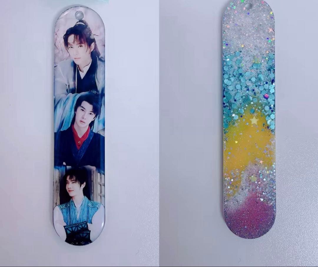 王一博 新作　可愛い　栞　レジンキーホルダー 6点セット❣️0206