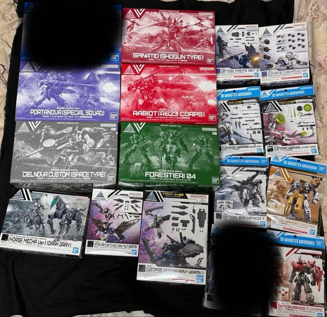 【新品】30MM: スピナティオ(将軍仕様)などプレバン限定6種 他全17セット