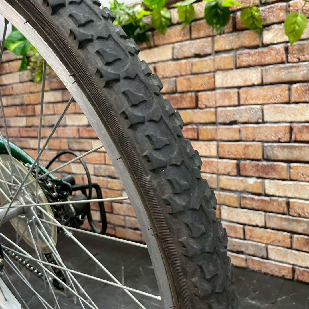 【105】子供用自転車 子供車 TACKLE BOY グリーン 24インチ