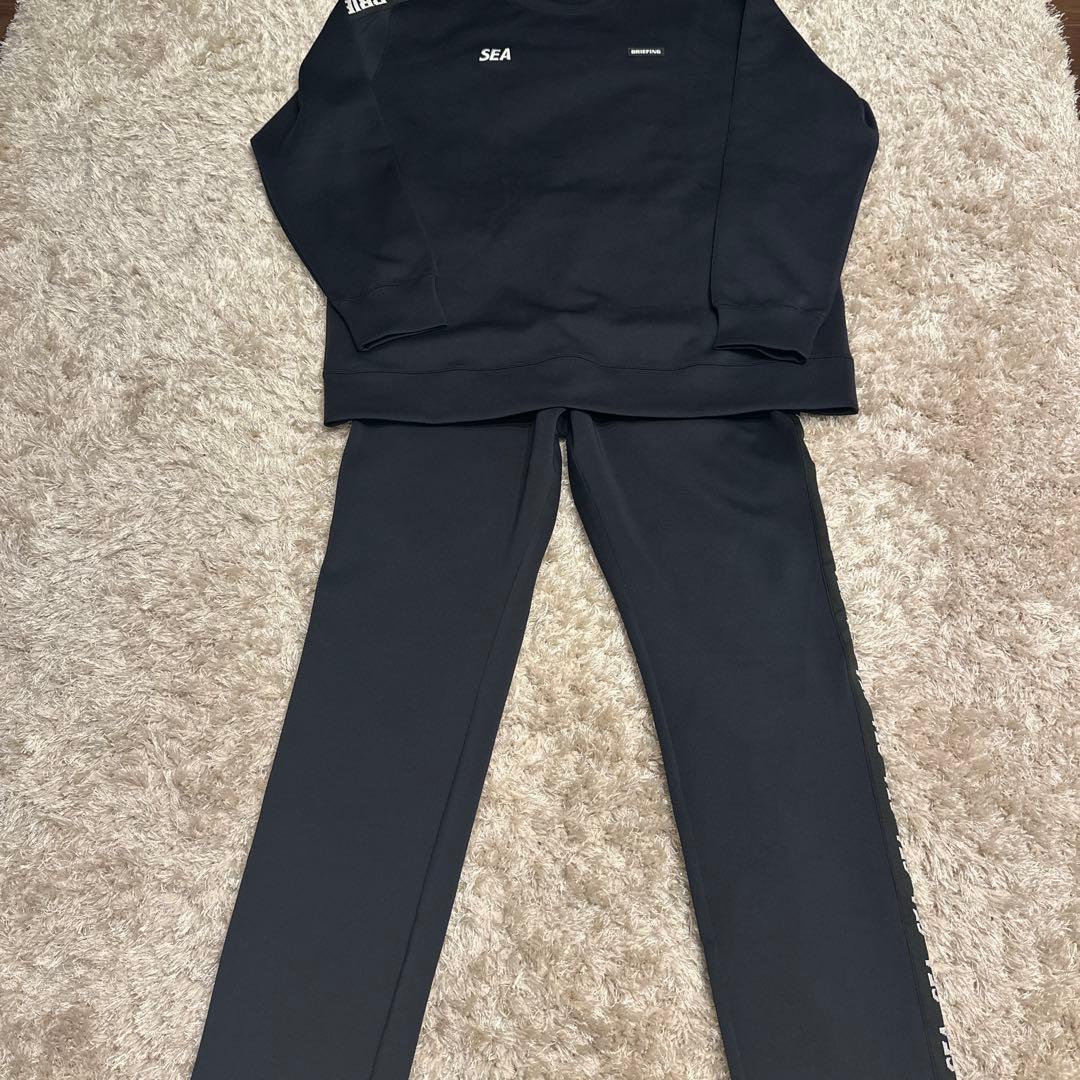BRIEFING SEA セットアップ ブラック