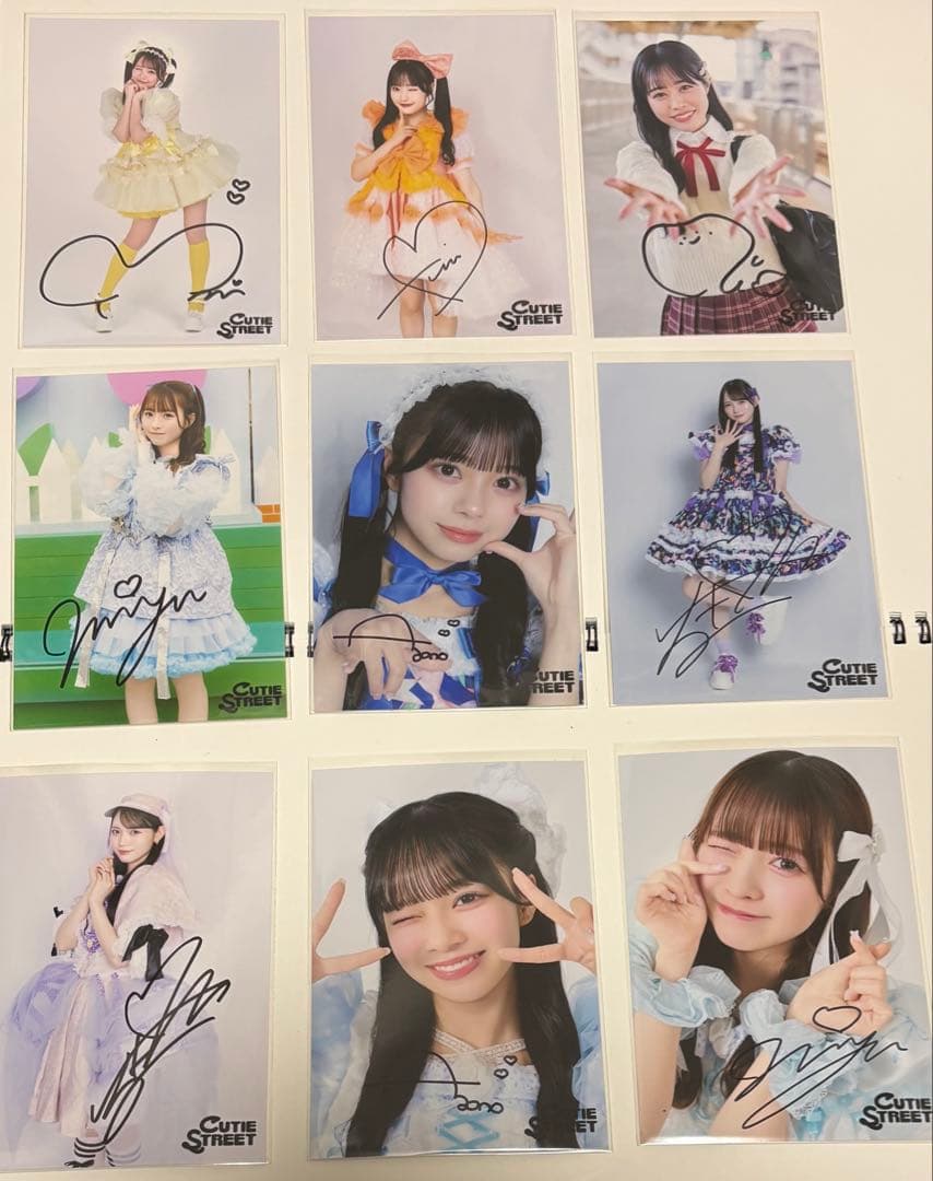CUTIE STREET 直筆 生写真