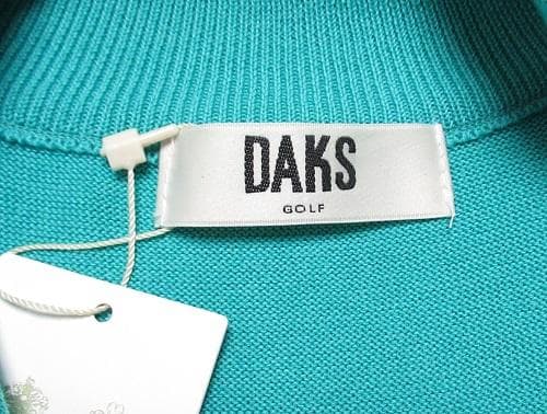 新品 ダックス/DAKS GOLF　フルジッップニットベスト/M/ミントグリーン