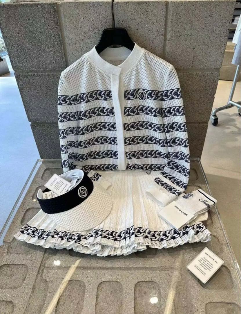 SOUTH CAPE 韓国 ゴルフウェア　アンサンブルセット　ネイビー