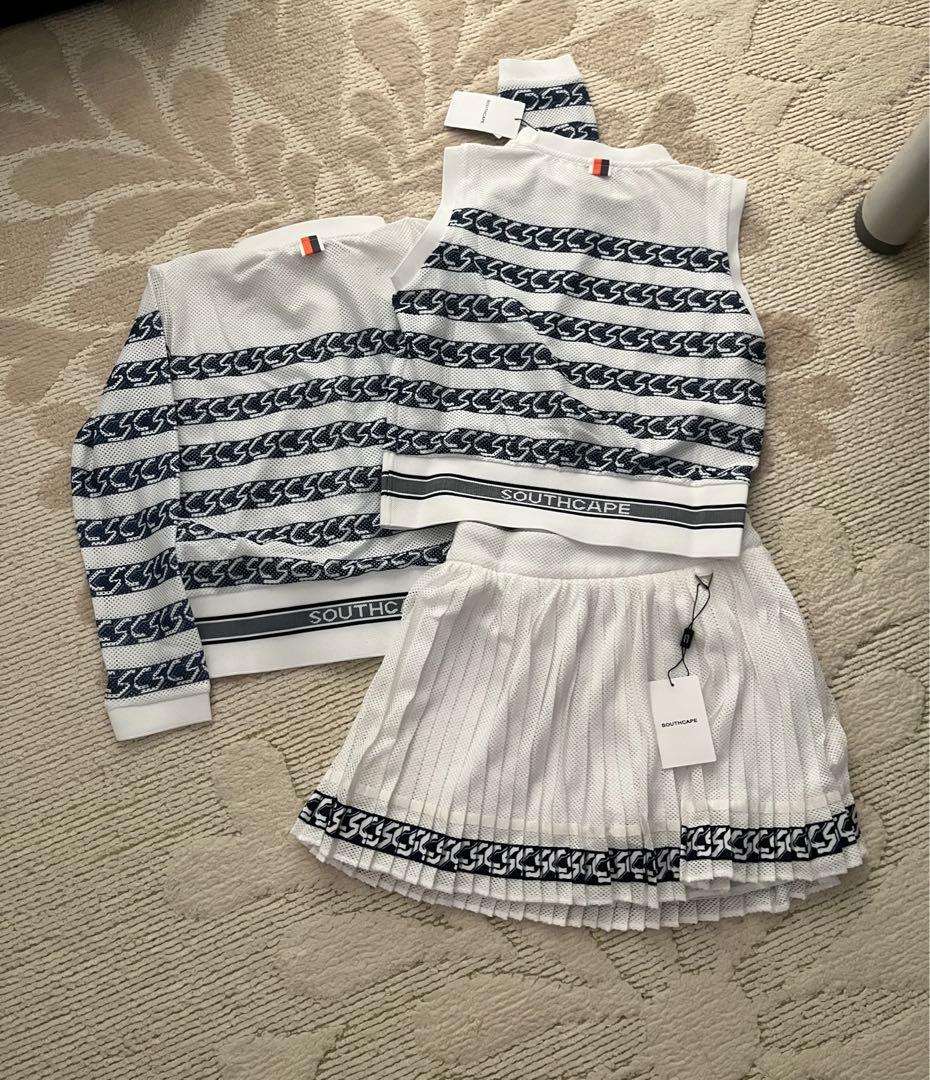 SOUTH CAPE 韓国 ゴルフウェア　アンサンブルセット　ネイビー