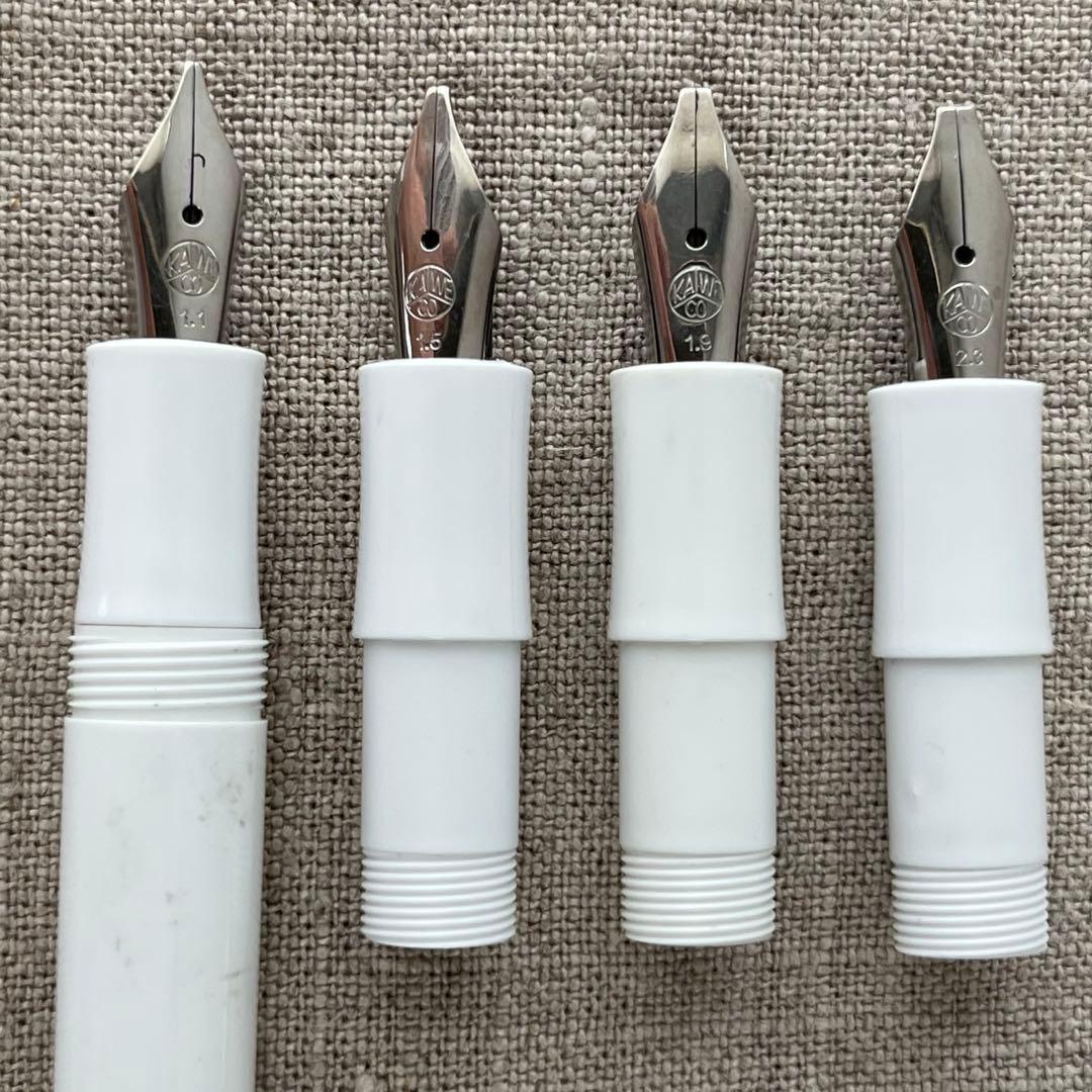 カヴェルコ、カリグラフィセット 1.1／1.5／1.9／2.3、ボディ白色