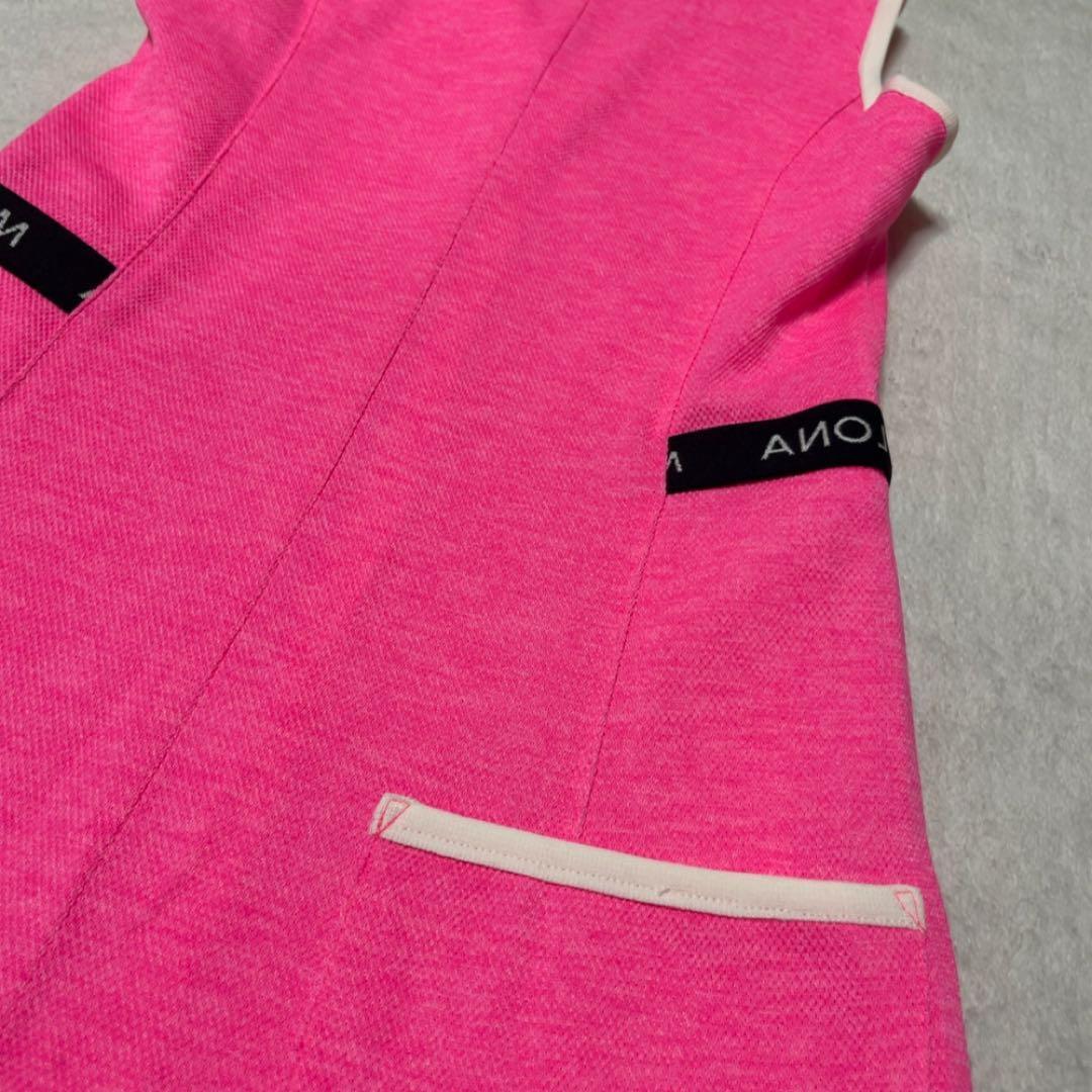 新品　マークアンドロナ　ワンピース　ピンク　Dormie Polo Dress