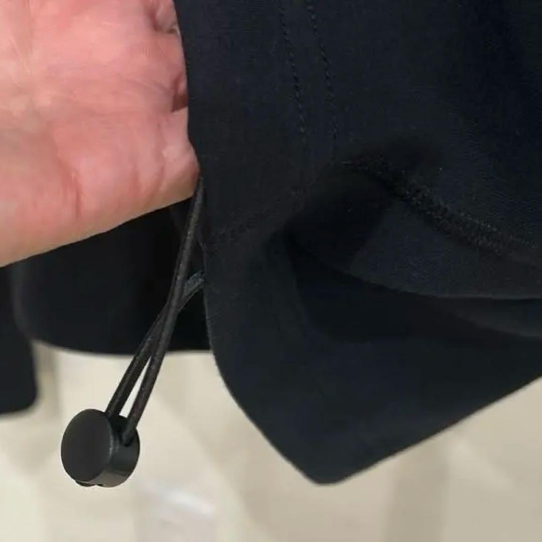 ジャザサイズ　黒ハーフジップジャケット