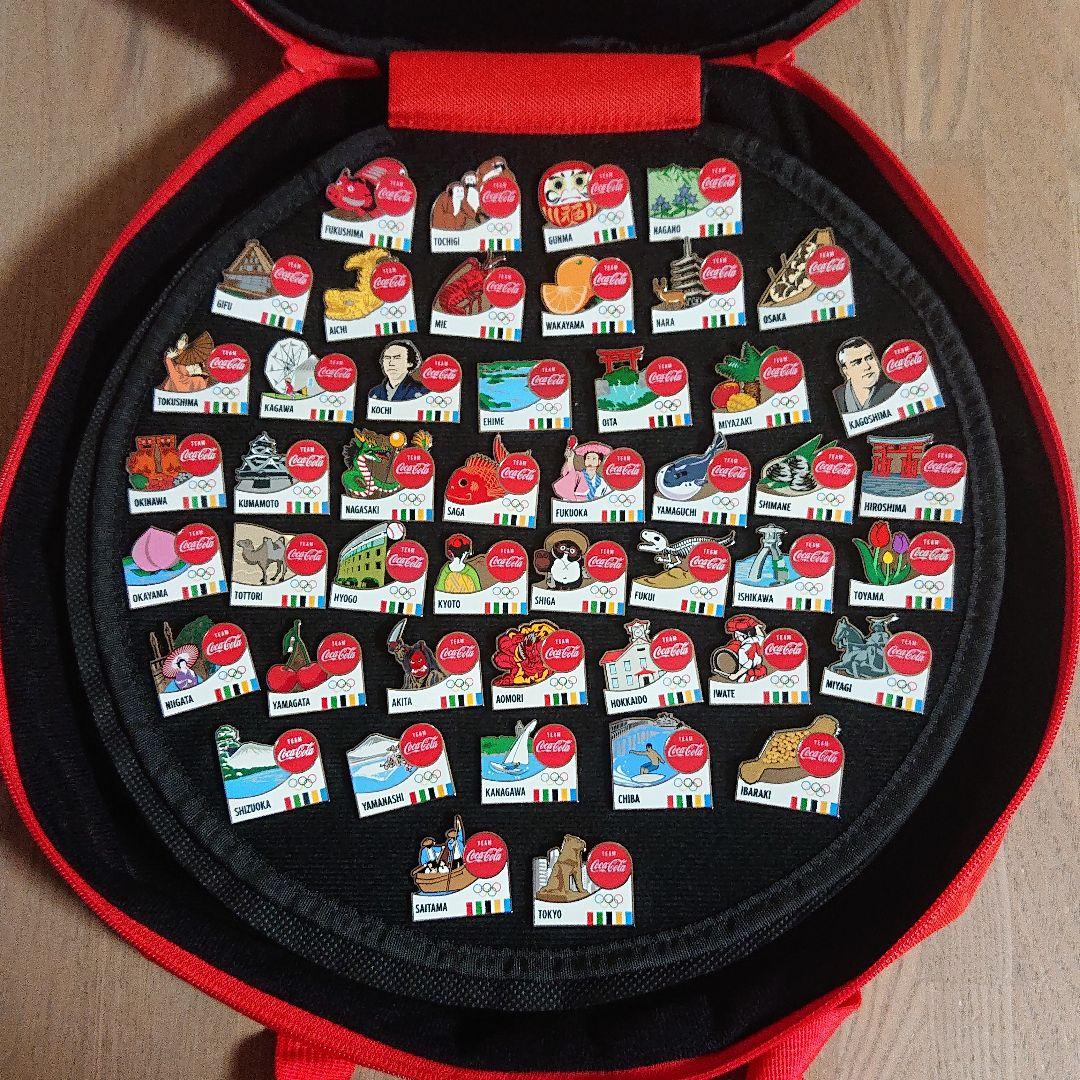 コカ・コーラ オリンピック 都道府県ピン コンプリートセット 非売品