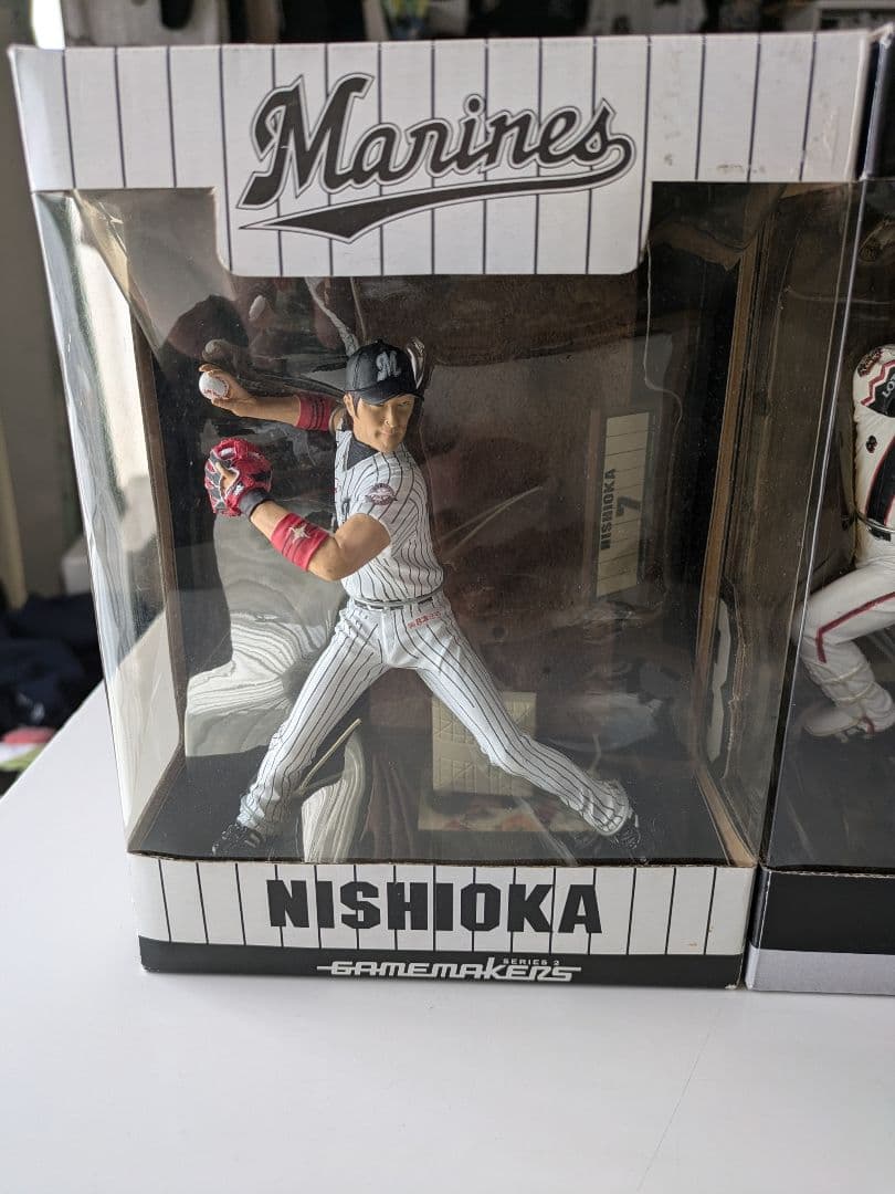 もなか商品　GAME MAKERSフィギュア　千葉ロッテ3体　未使用未開封