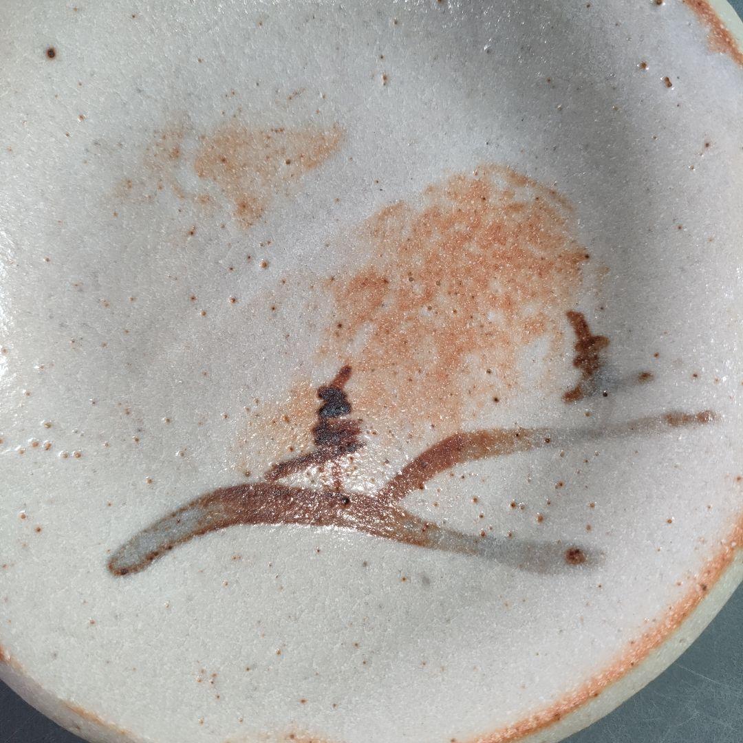 A942-1/大萱窯/加藤弥右衛門 造/志野銘々皿8客/小皿/向付/