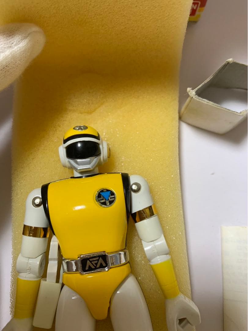 ⚠️デッドストック　超新星フラッシュマン　イエローフラッシュ　当時物　超合金