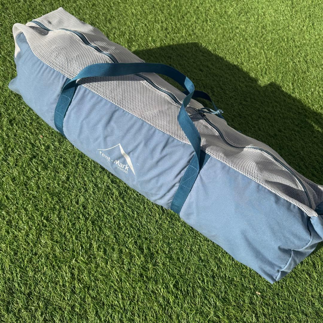 廃盤　テンマクデザイン×エカル コネクトヘキサタープ スモーキーブルー