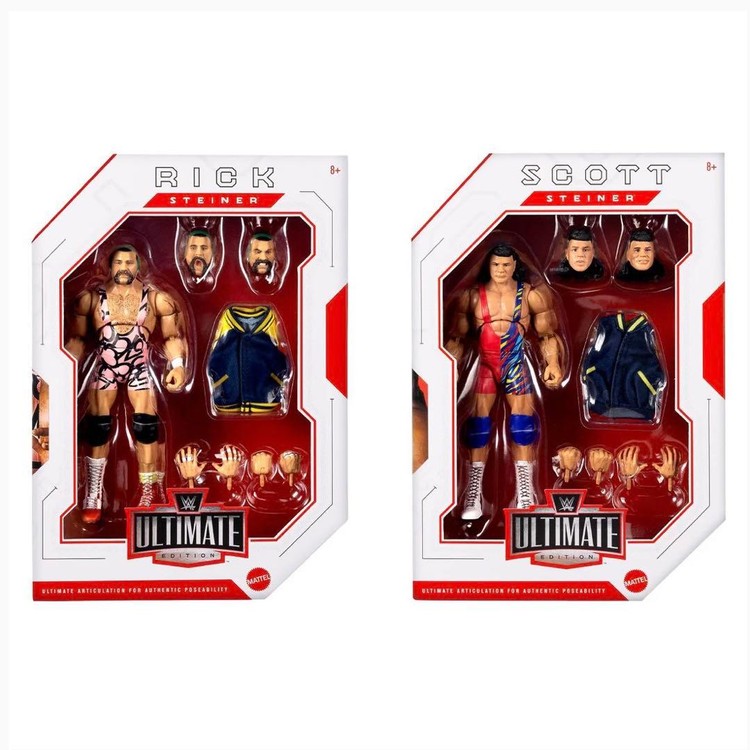 【新品未使用未開封】WWE 公式 シュタイナーブラザーズ フィギュア 日本未発売