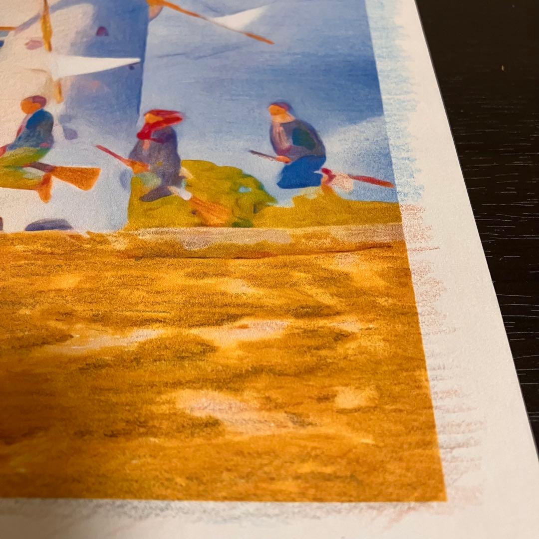 ジブリアート12 魔女の宅急便より「太陽の風車」　額装品　32.7㎝×24.0㎝