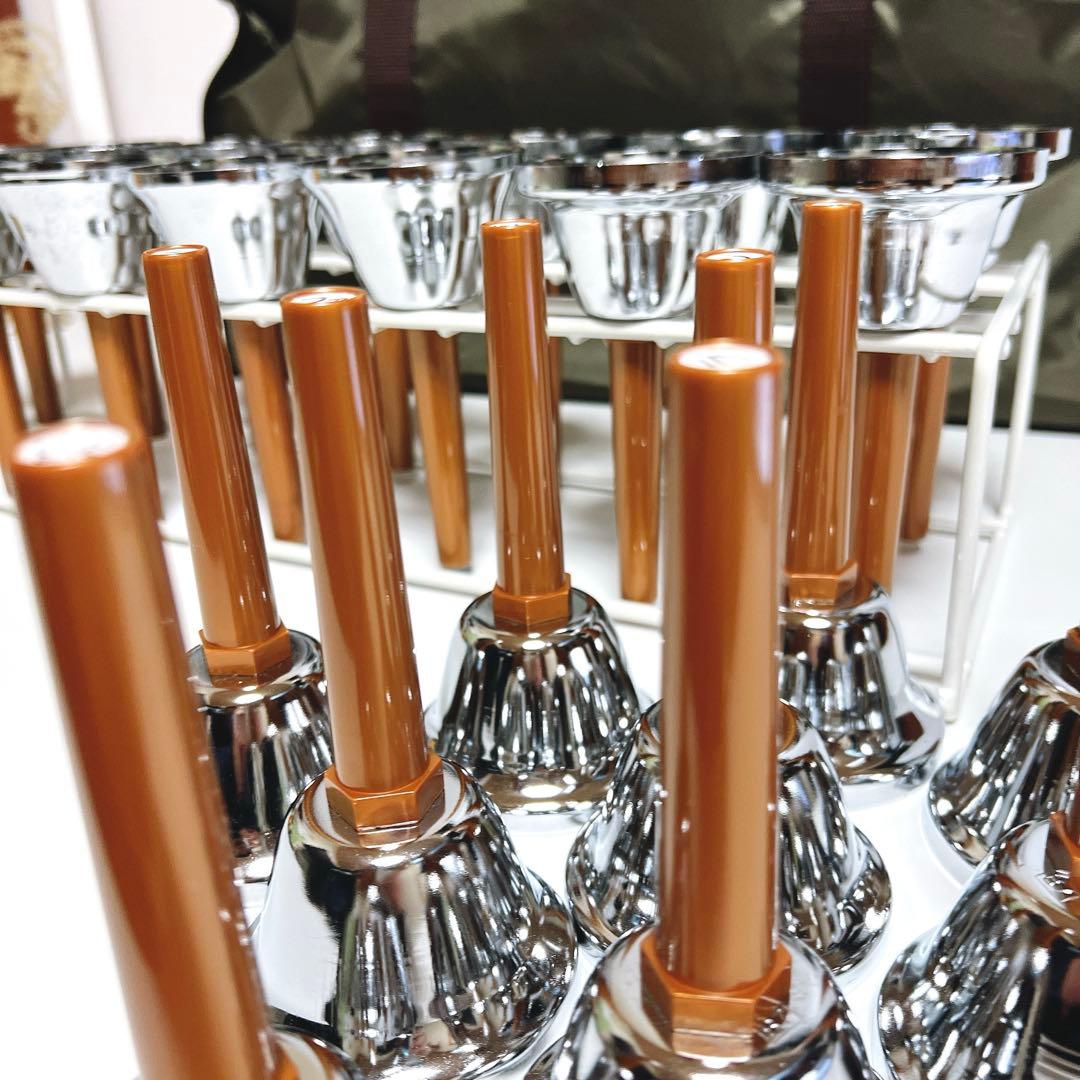 【美品】UCHIDA ハンドベル 23音セット　ウチダ　ミュージックベル　ケース