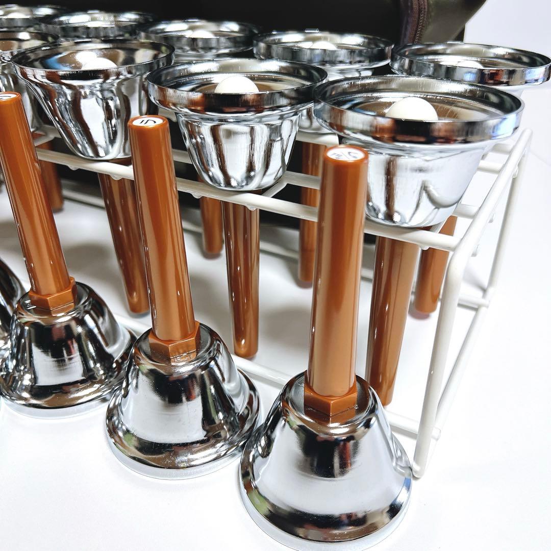 【美品】UCHIDA ハンドベル 23音セット　ウチダ　ミュージックベル　ケース