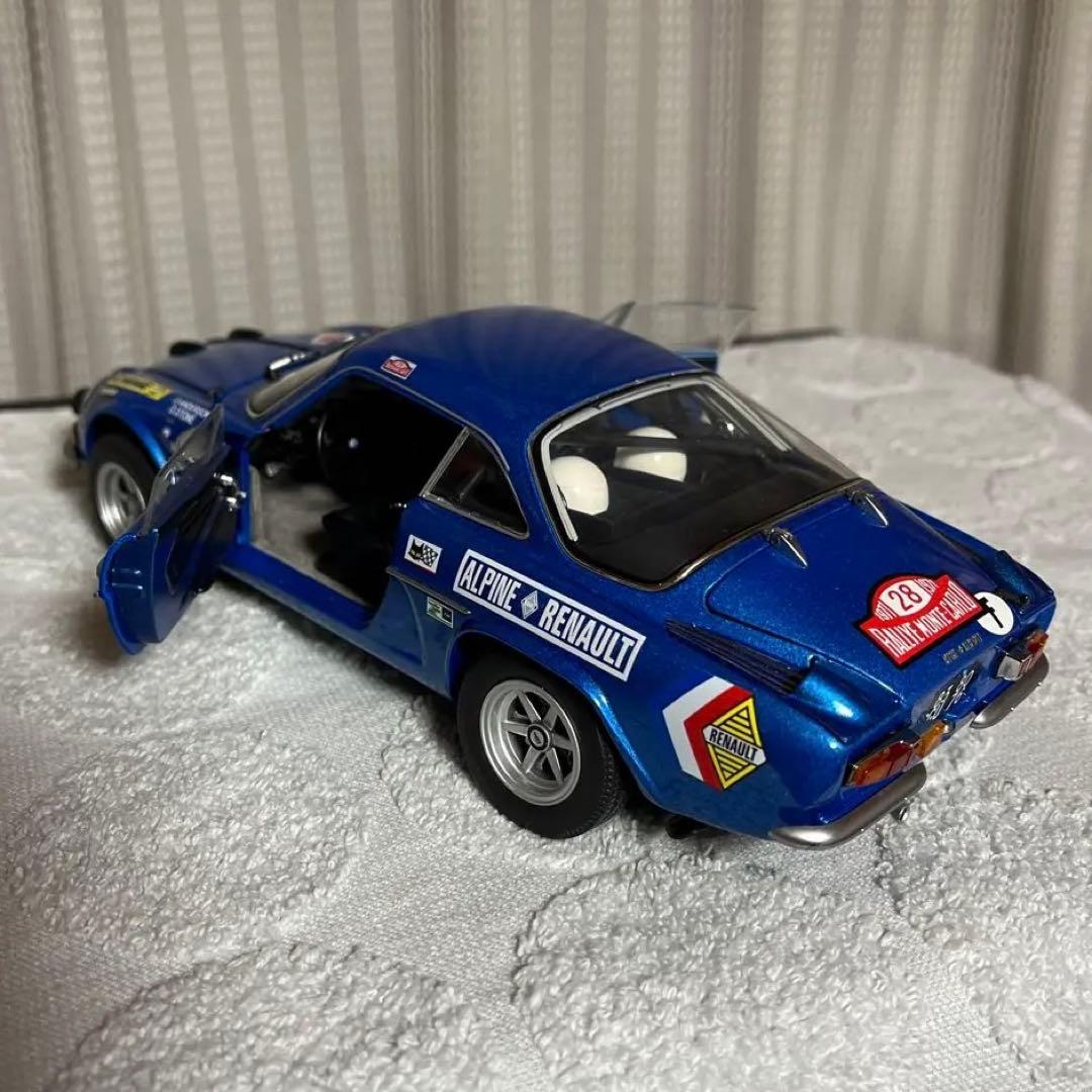 京商，1/18アルピーヌ A110 ミニカー モンテカルロラリー 28
